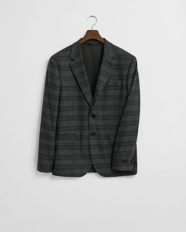 Slim Fit Glen Check Anzugsakko