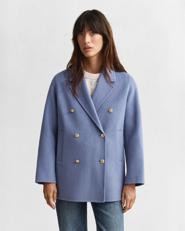 Caban in handgenähter Optik