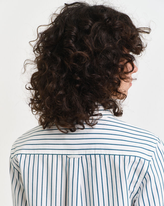 Regular Fit Classic Popeline Hemd mit Streifen