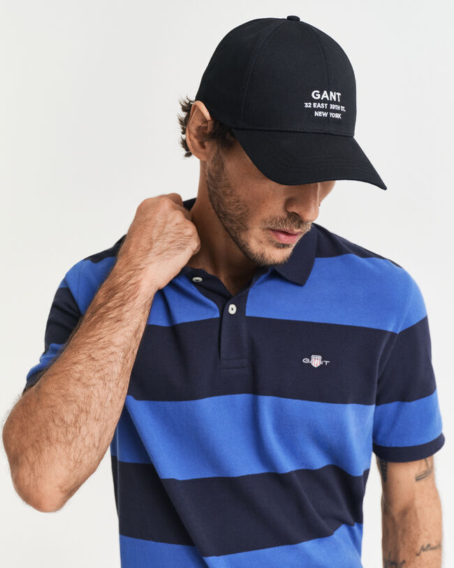 Piqué Poloshirt mit Blockstreifen
