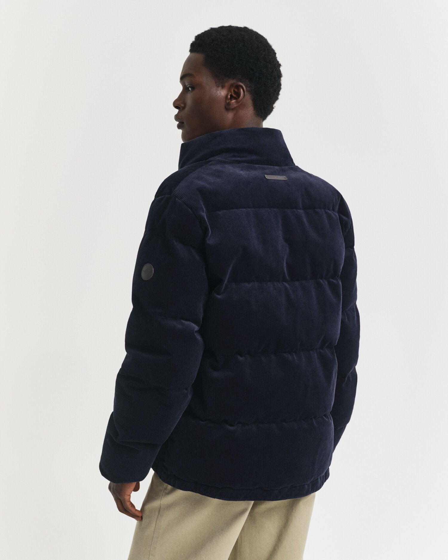 Puffer Jacke aus Cord