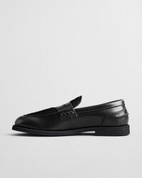 Gracelyn Leder Loafer mit Fell