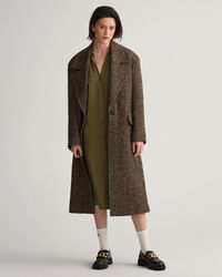 Hemdblusenkleid mit Stehkragen