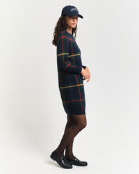 Kariertes Rundhalskleid