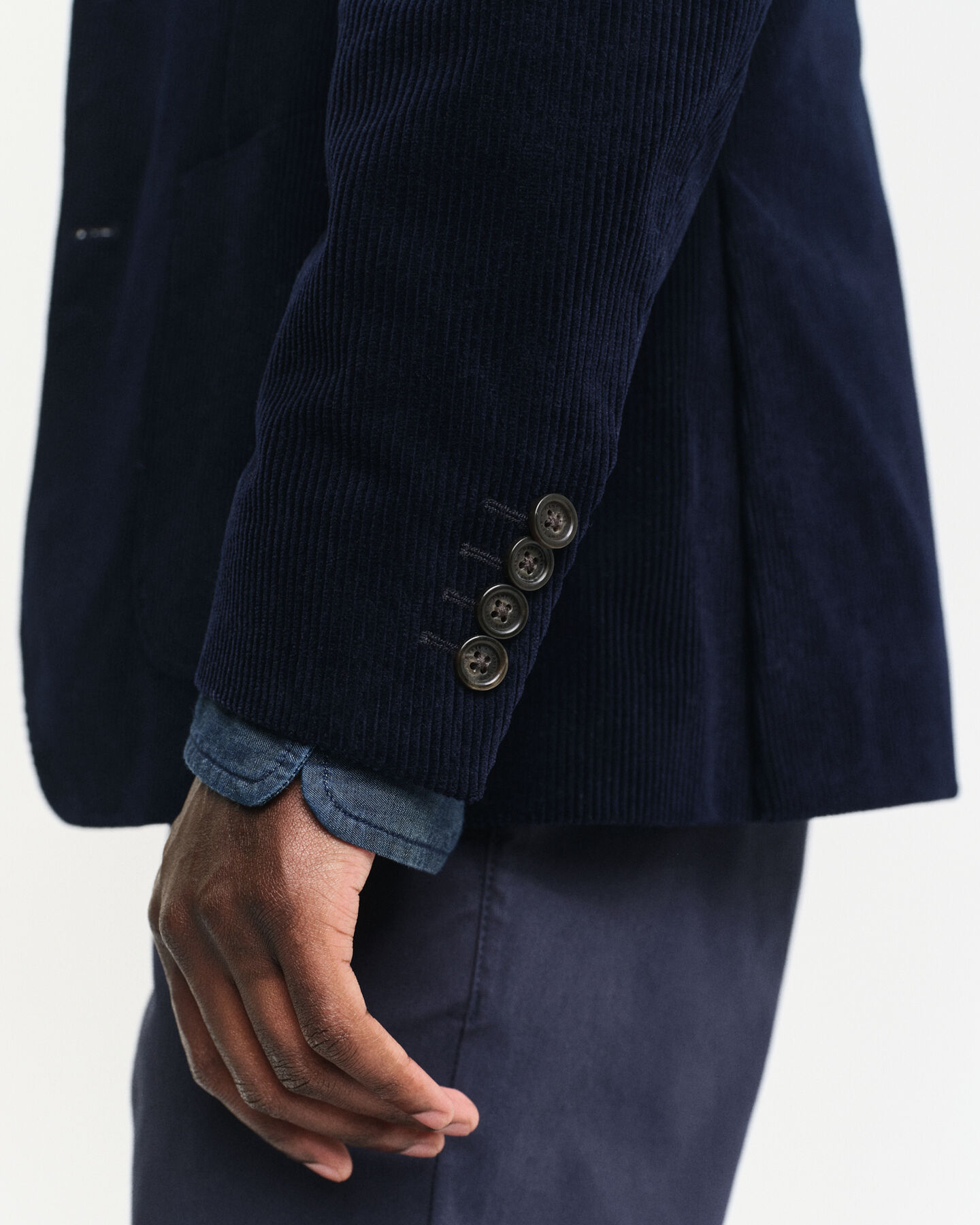 Slim Fit Anzugsakko aus Cord