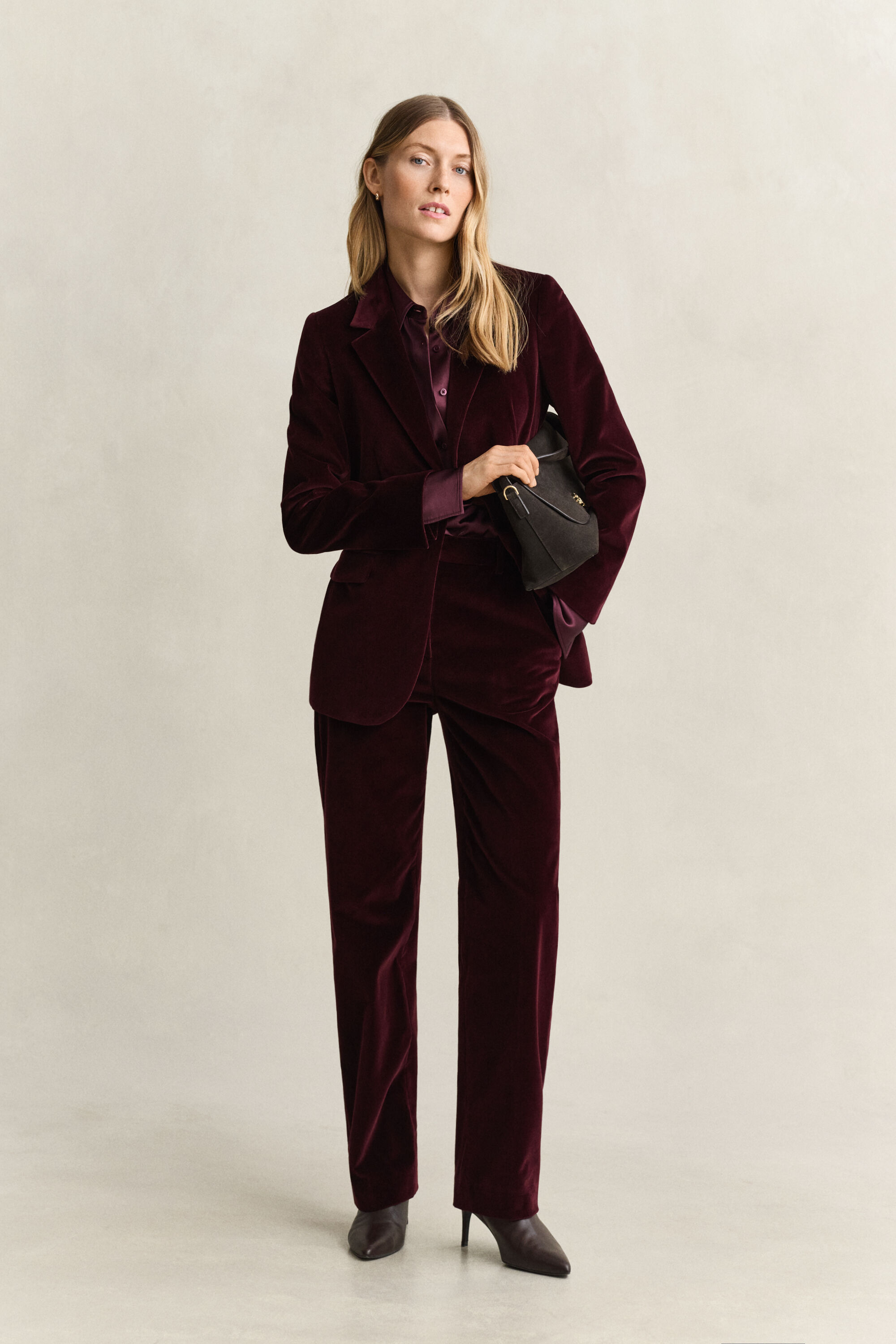Veste blazer en velours