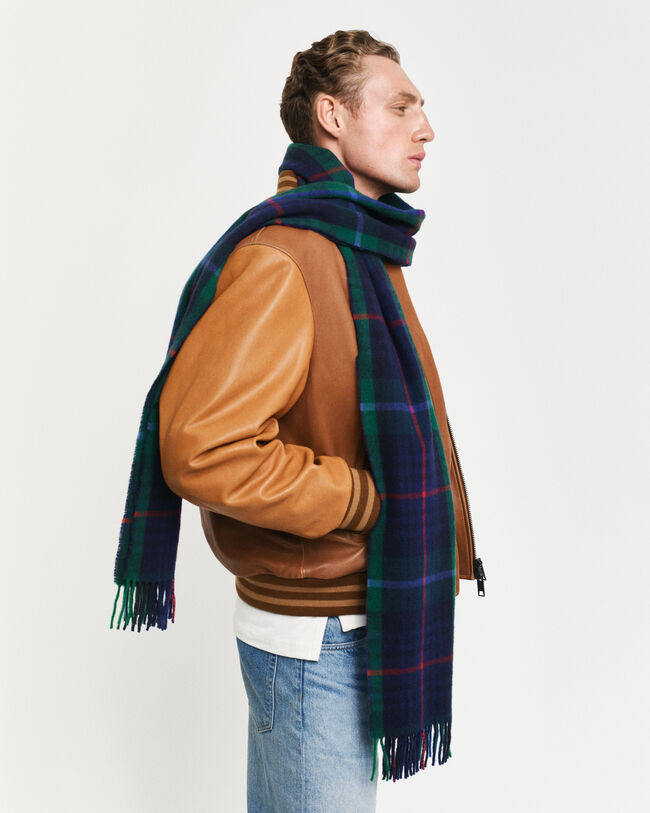 Karierter Schal mit Kaschmiranteil