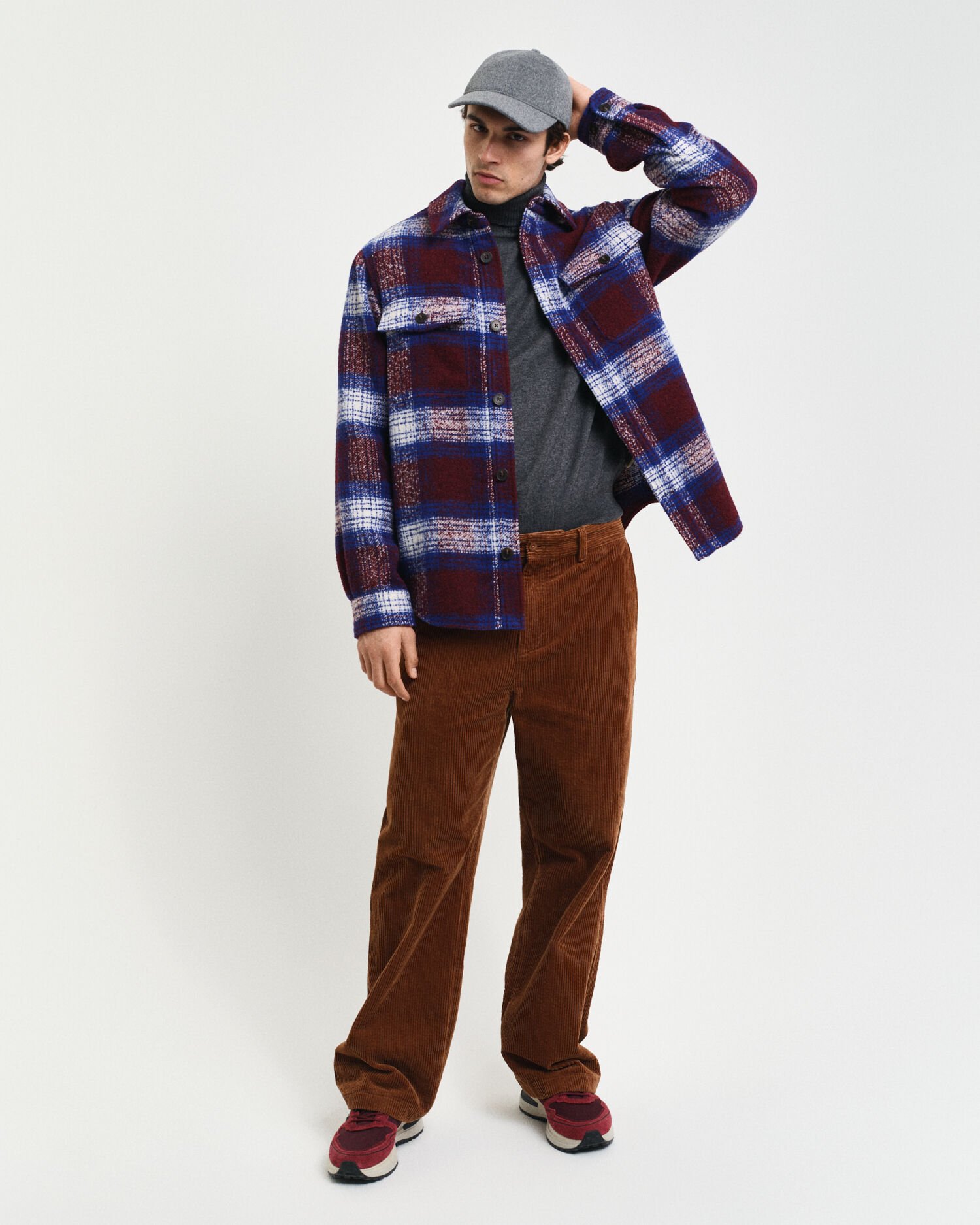 Cotton Wool Turtleneck Sweater