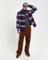 Rollkragenpullover aus Wolle und Baumwolle