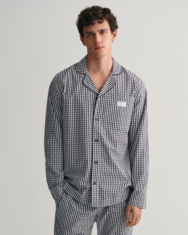 Pyjama mit Vichy-Karomuster