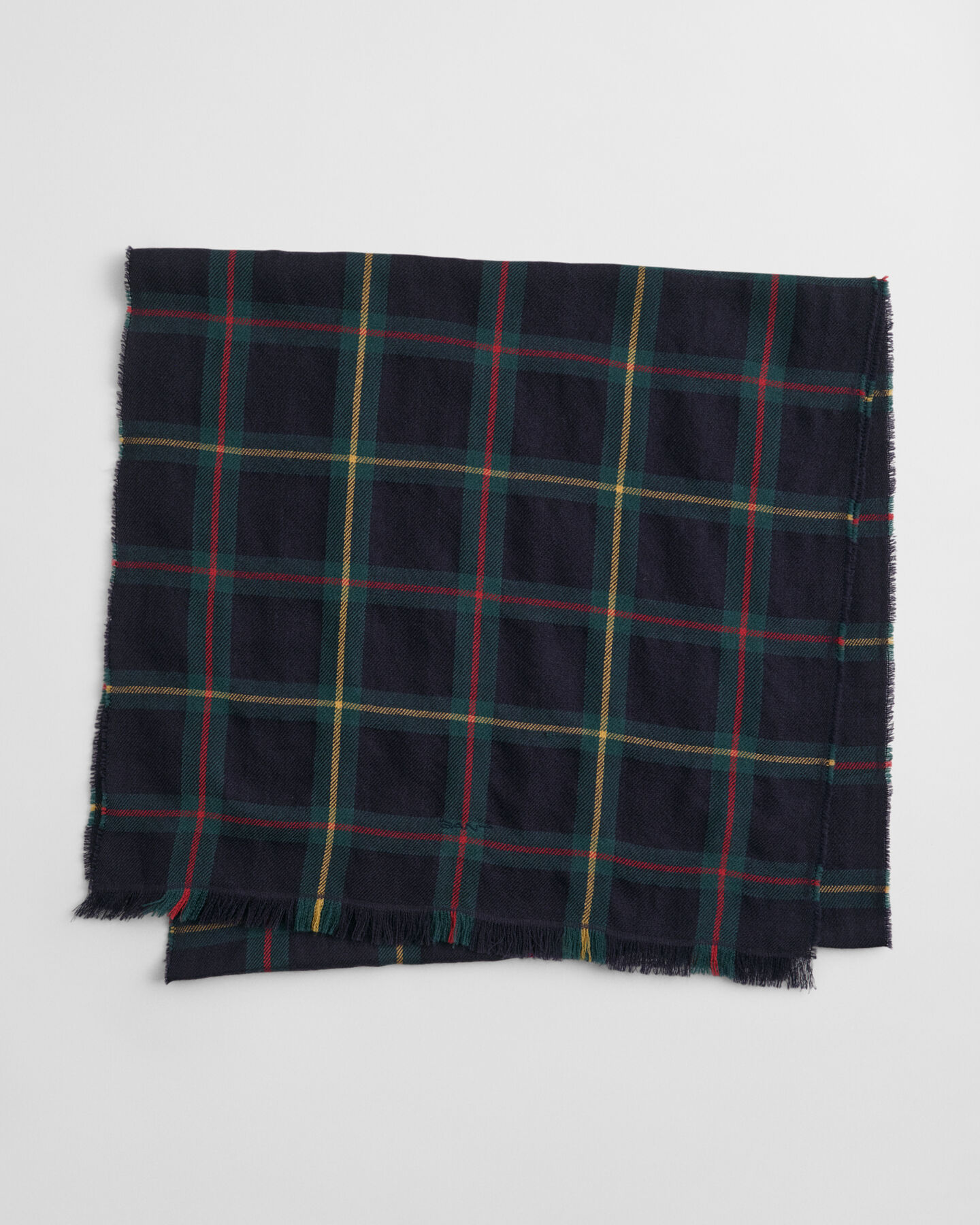 Karierter Foulard Schal aus Merinowolle