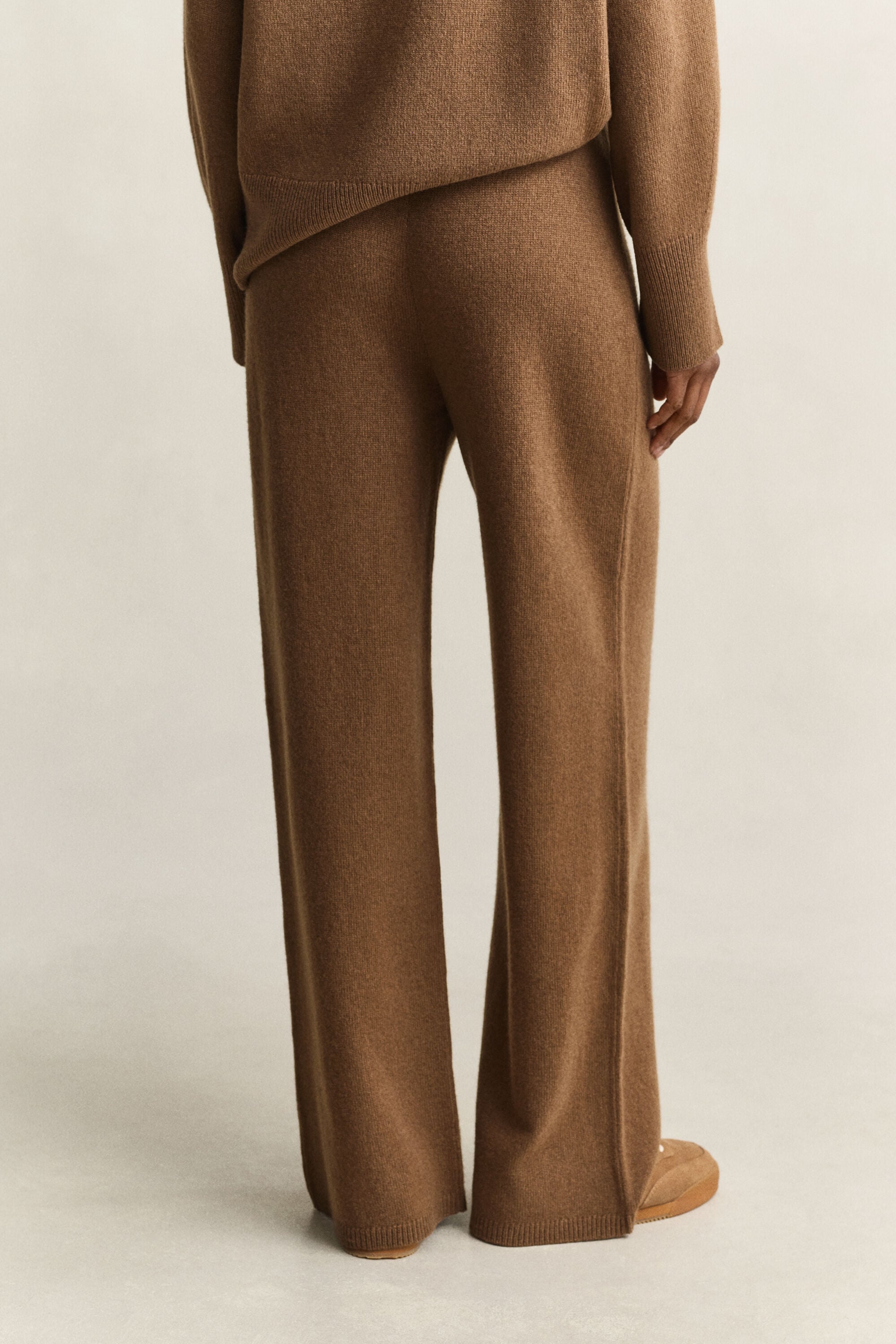 Wool Cashmere Blend Pants