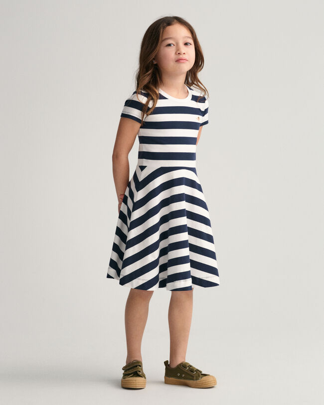 Girls Spin Dress mit Streifen