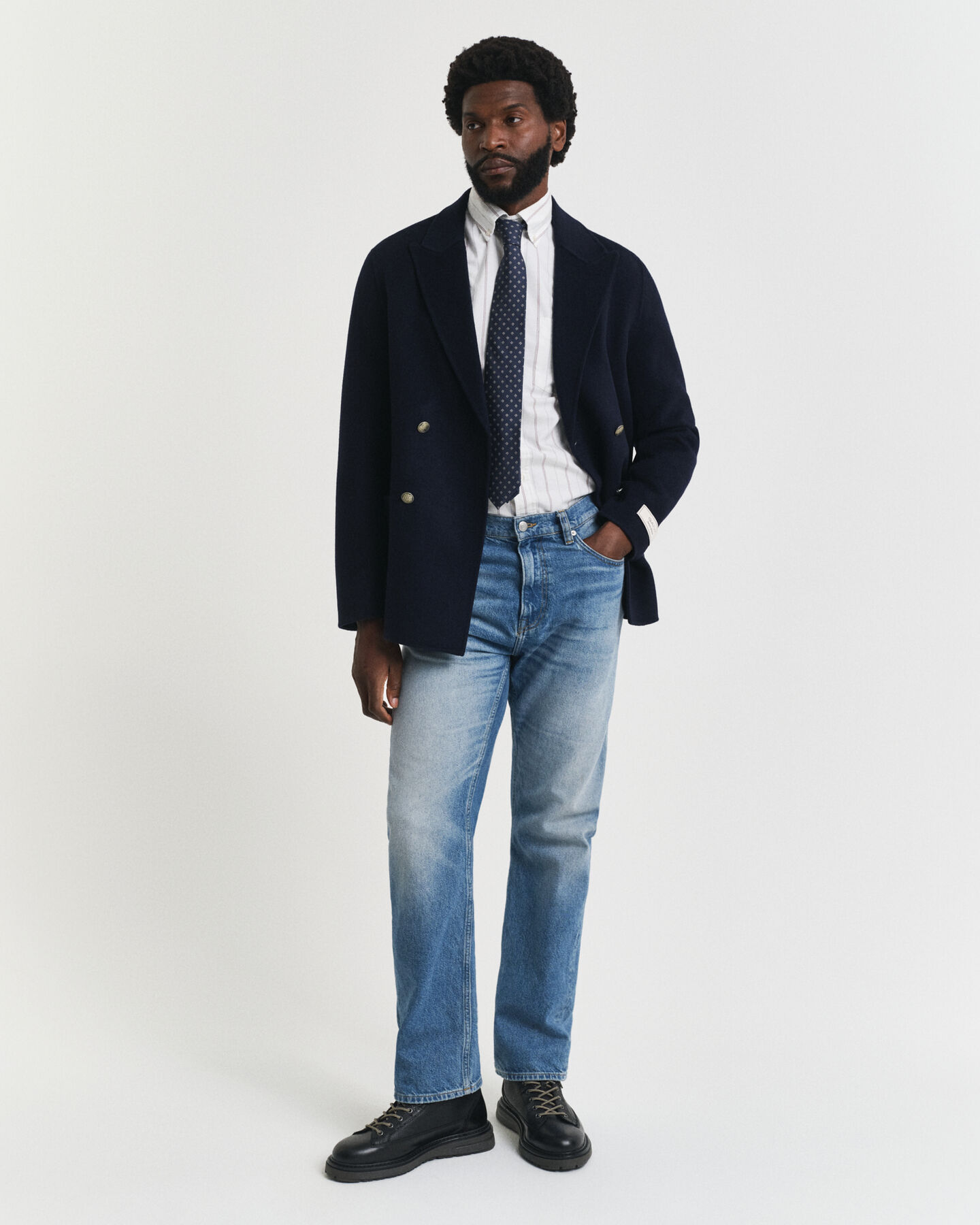 Regular Fit Classic Oxford-Hemd mit Streifen