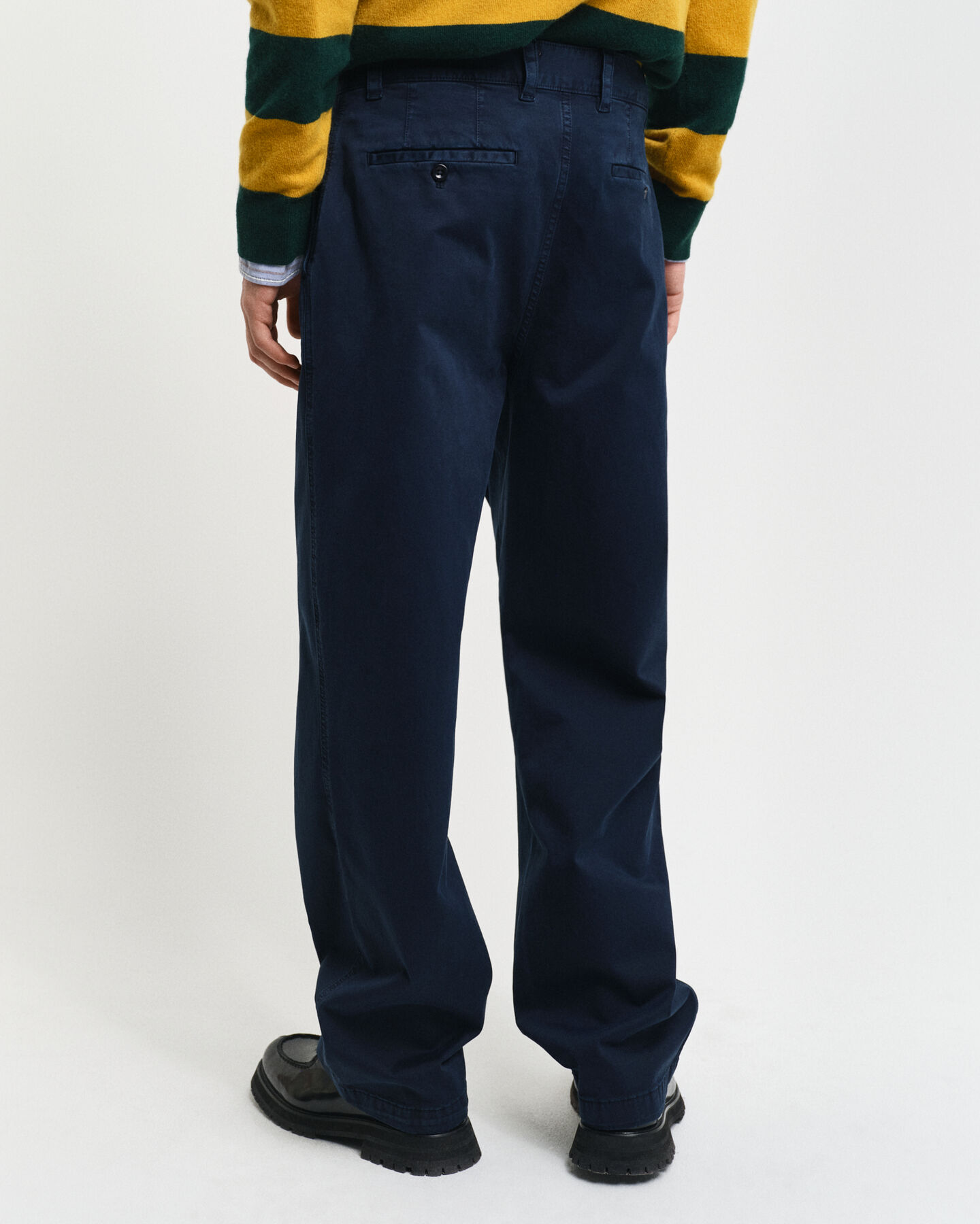 Relaxed Fit Chinohose aus Baumwolltwill