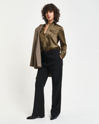 Regular Fit Bluse mit Tasche