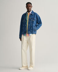 Regular Fit Oxford-Hemd mit bunten Streifen