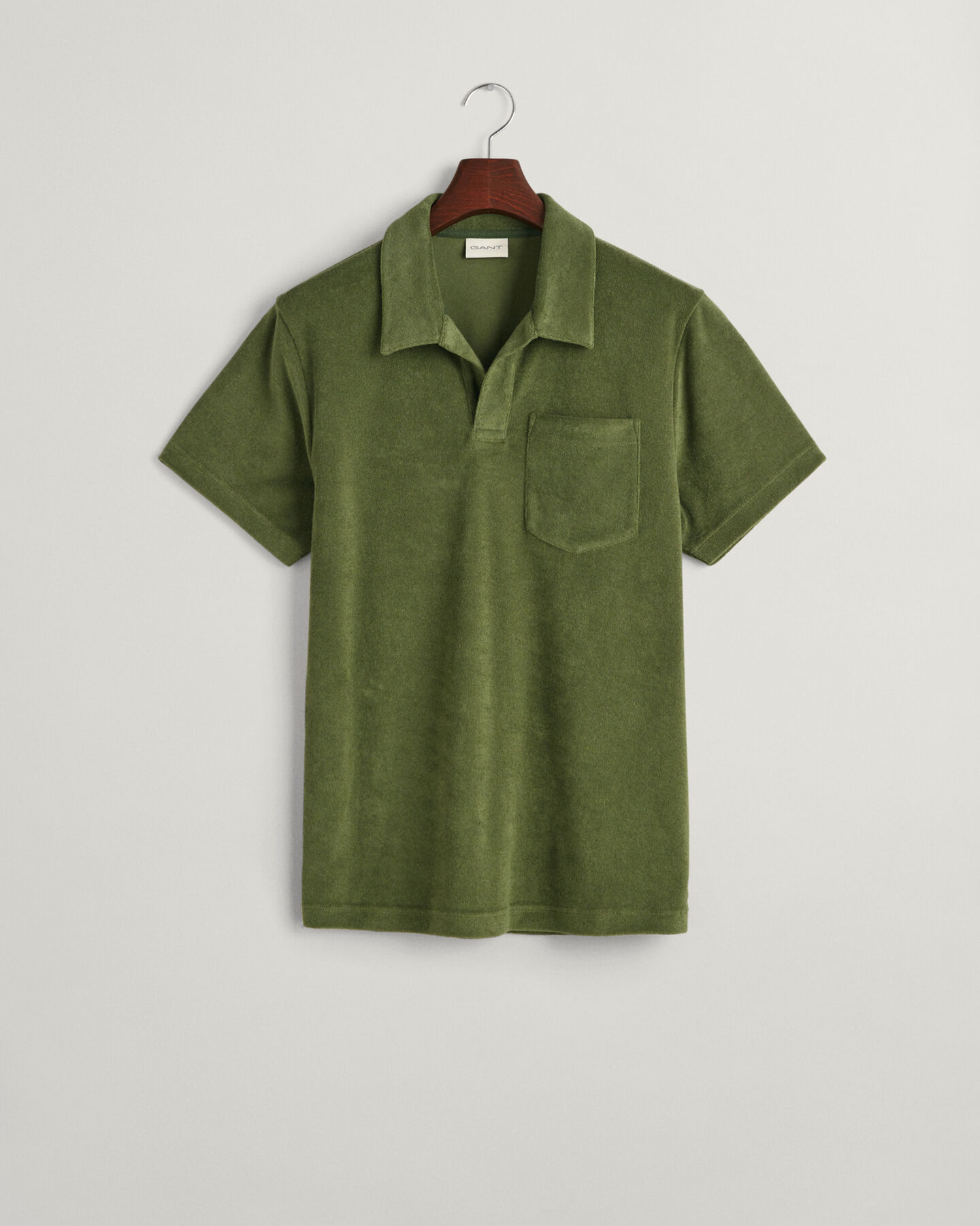 Terry Cloth Piqu&eacute; Poloshirt