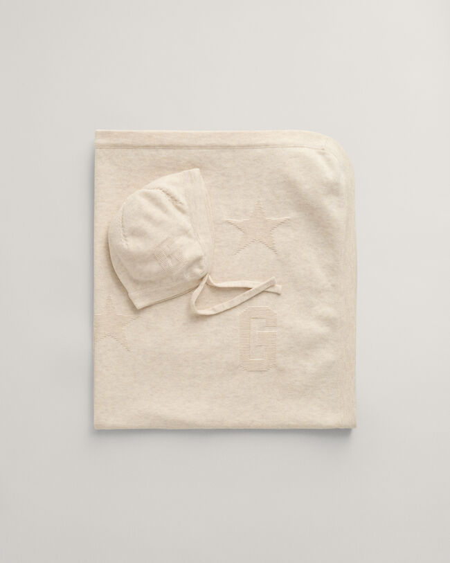 Baby Geschenkset mit Decke und Beanie