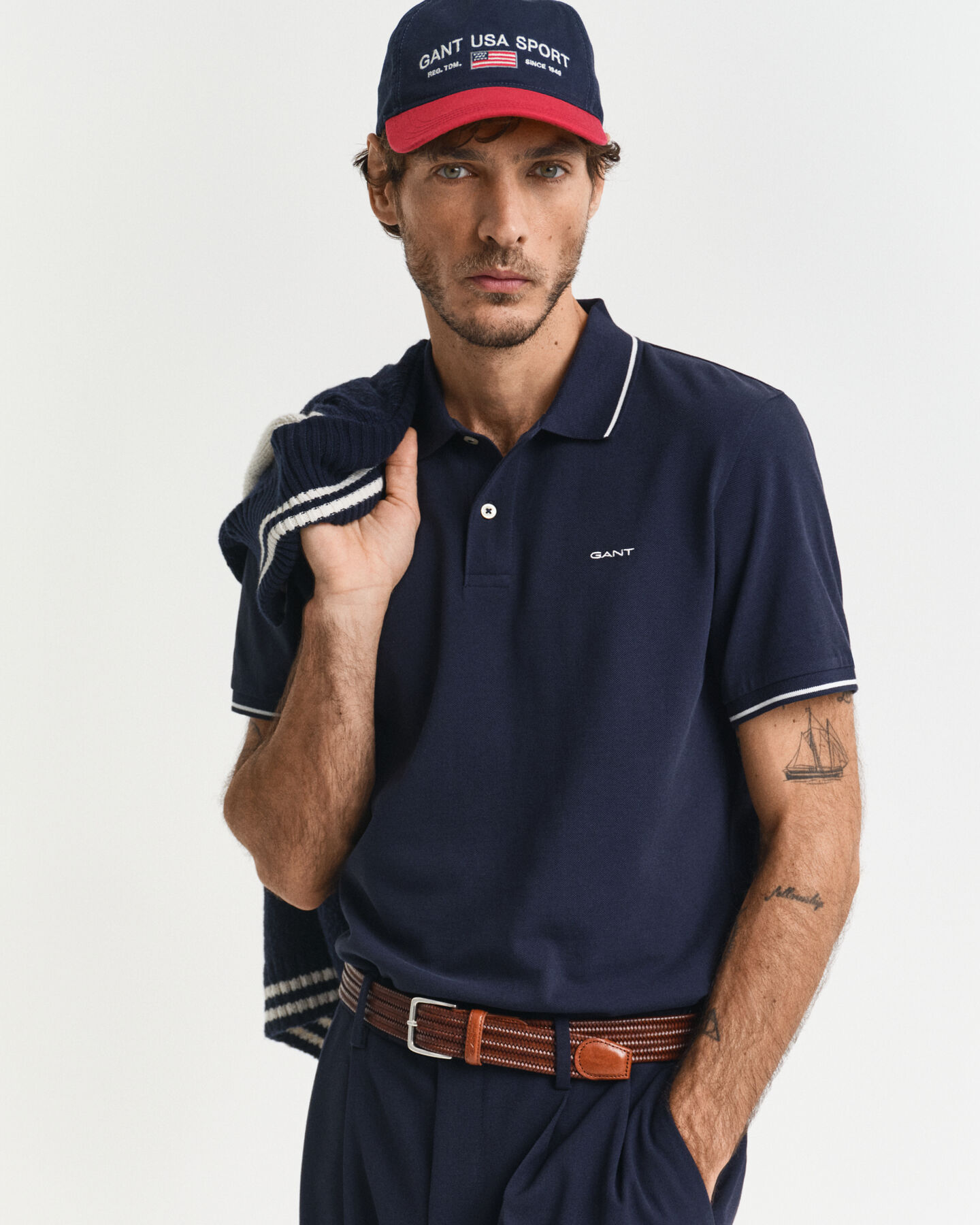 Tipped Piqué Poloshirt