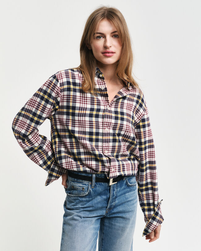 Regular Fit Tartan Flanellhemd