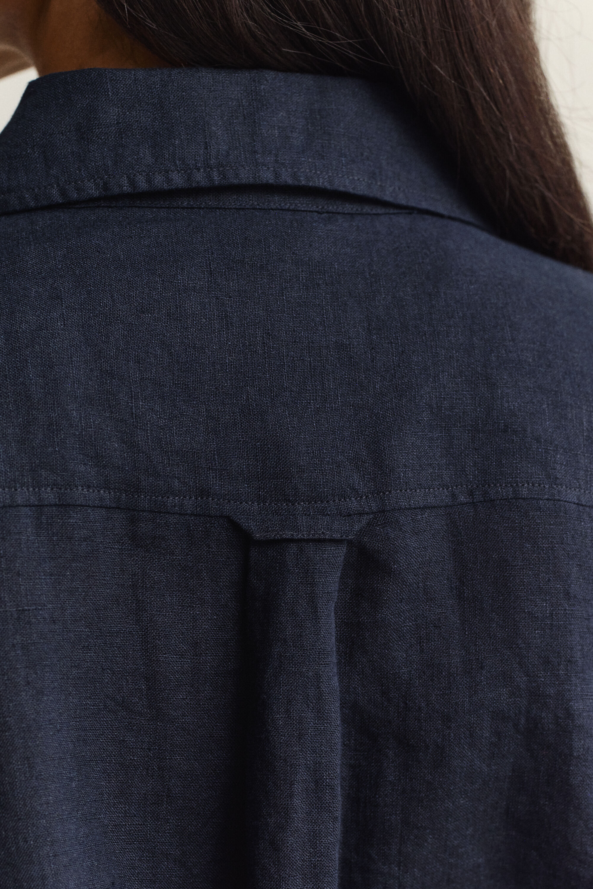 Relaxed Fit Leinen Bluse