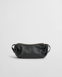 Umhängetasche aus gerafftem Lammleder