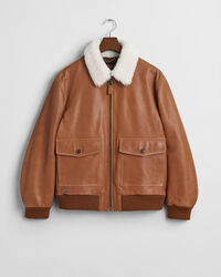 Aviator Lederjacke