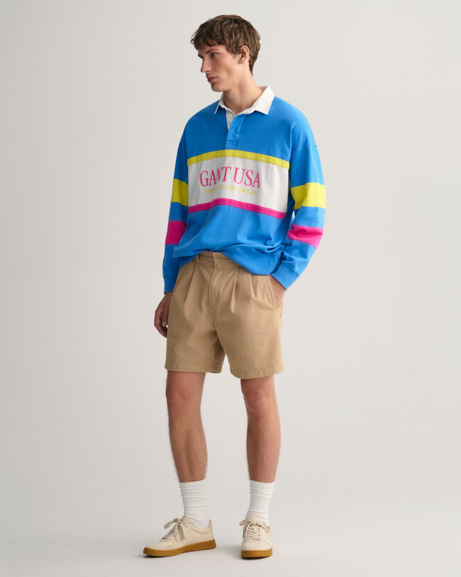 Relaxed Fit Shorts mit Bundfalten