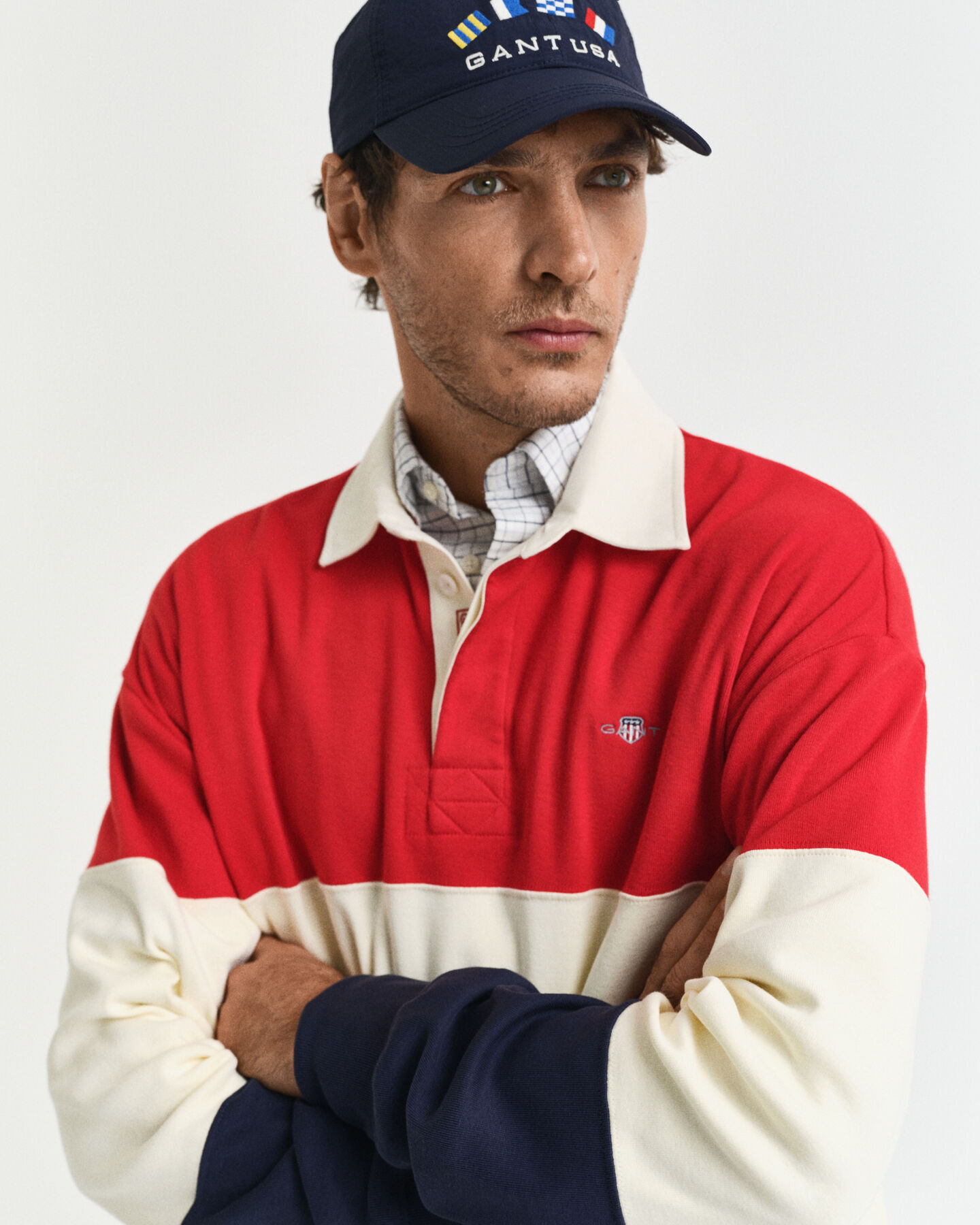 Heavy Rugger mit Blockstreifen