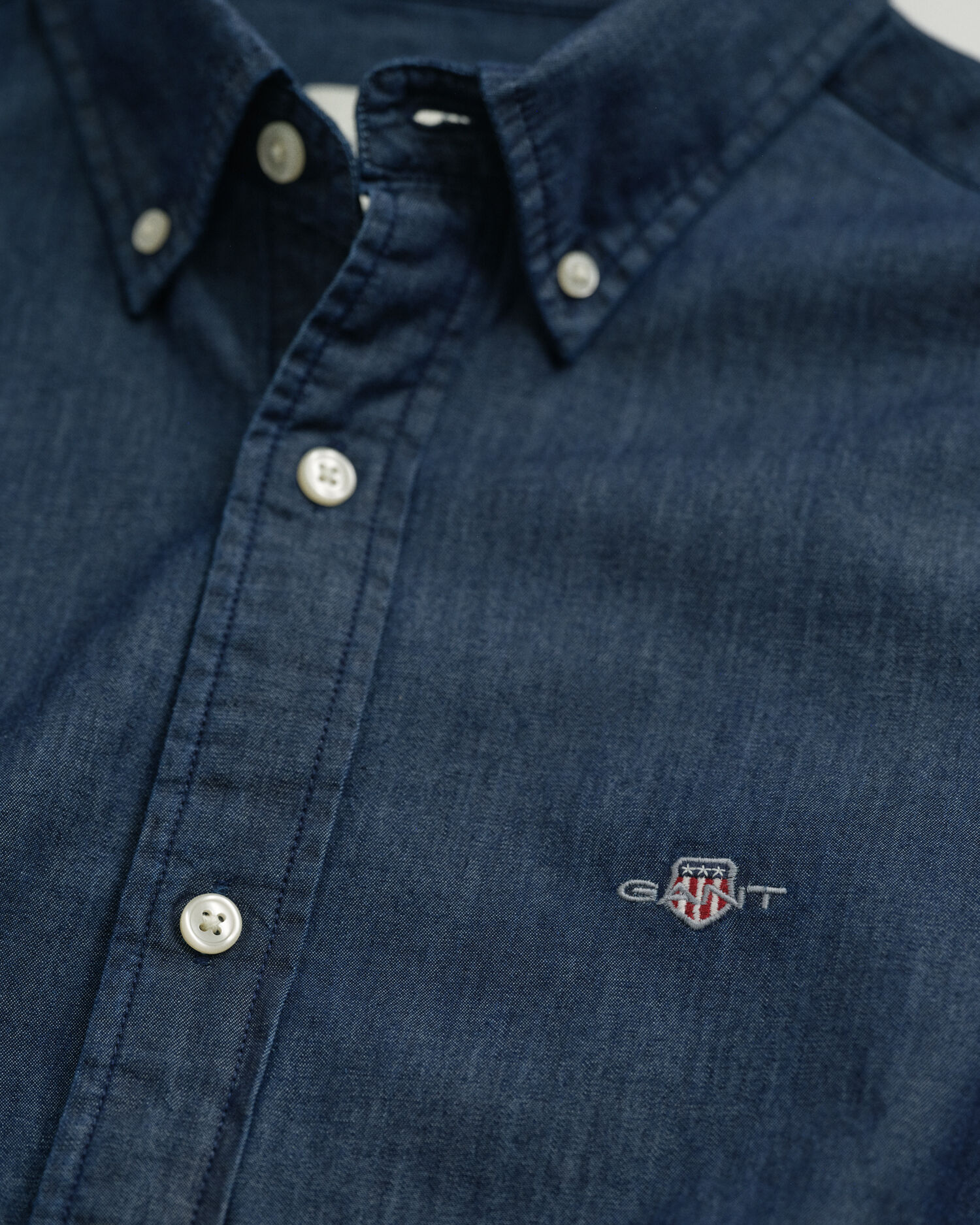 Camicia indaco slim fit