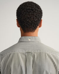 Regular Fit Broadcloth Hemd mit Streifen