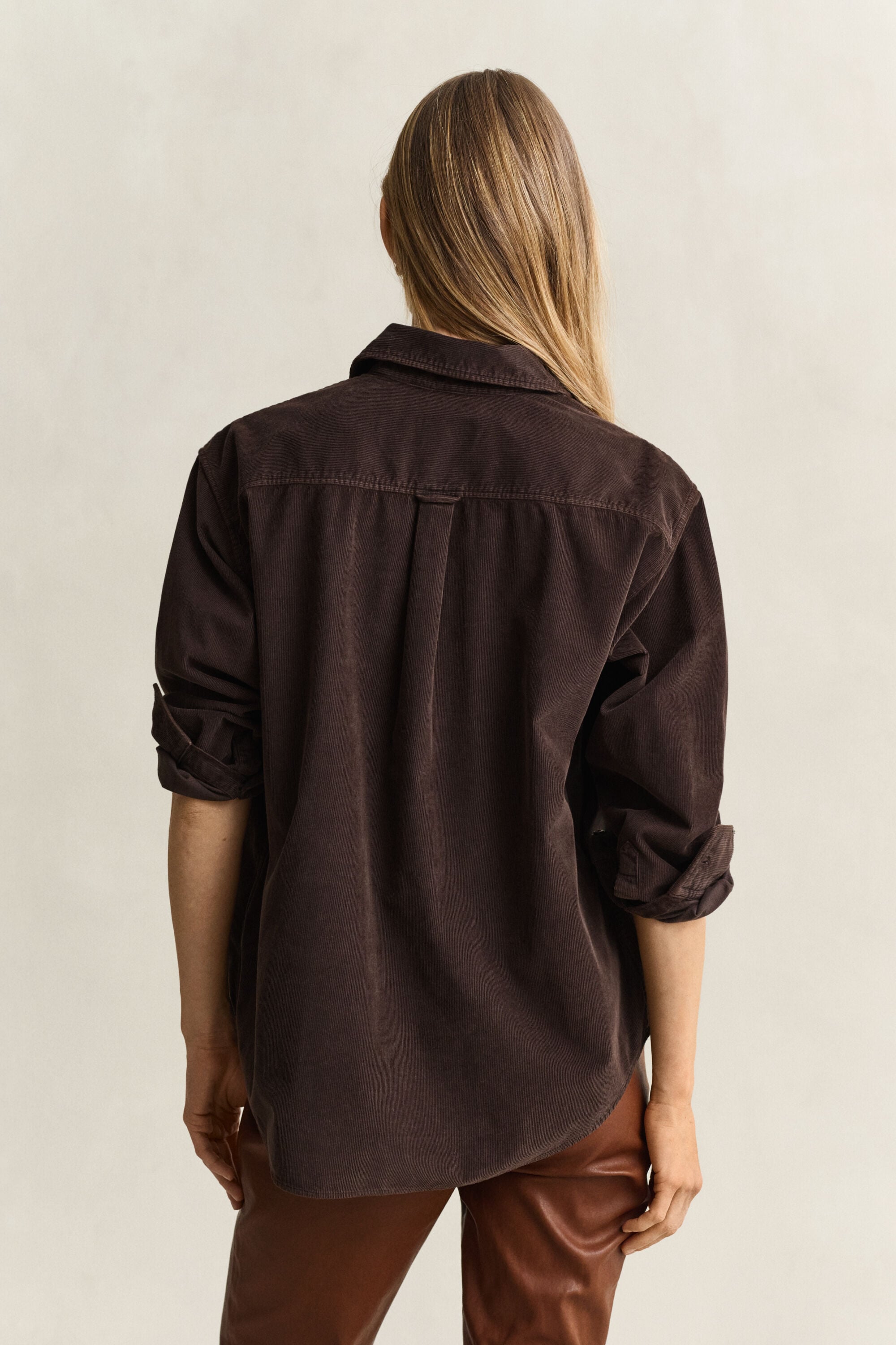 Camicia in velluto a coste relaxed