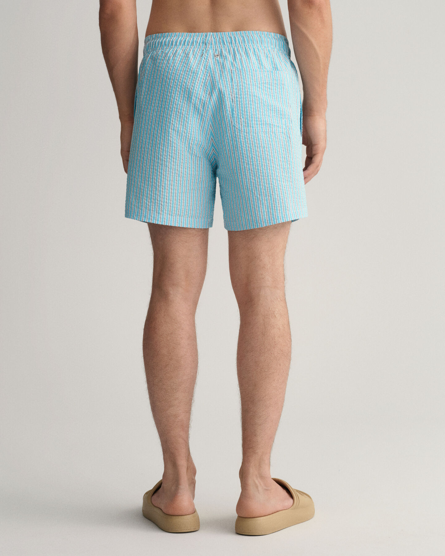Classic Fit Seersucker Badeshorts