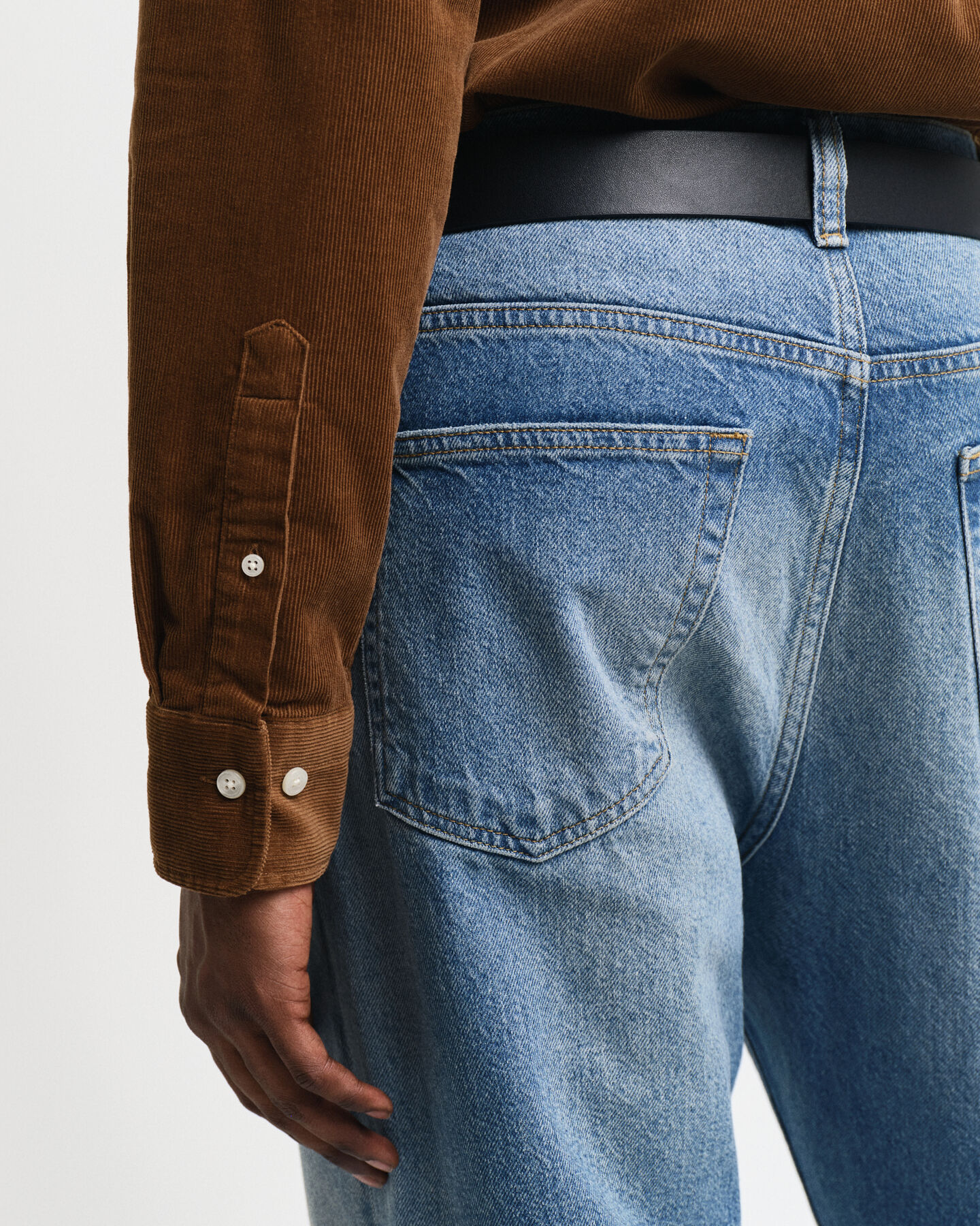 Regular Fit Cordhemd