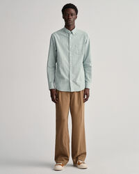 Leichtes Regular Fit Oxford-Hemd mit Streifen