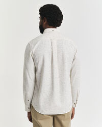 Regular Fit Flanellhemd mit Noppengarn