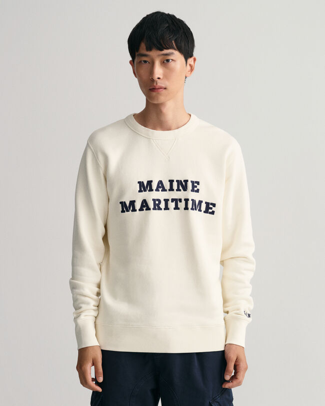 Maritime Rundhals-Sweatshirt