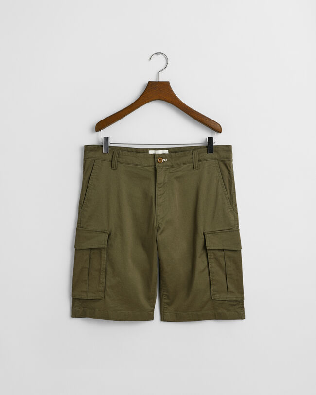 Relaxed Fit Cargoshorts aus Twill