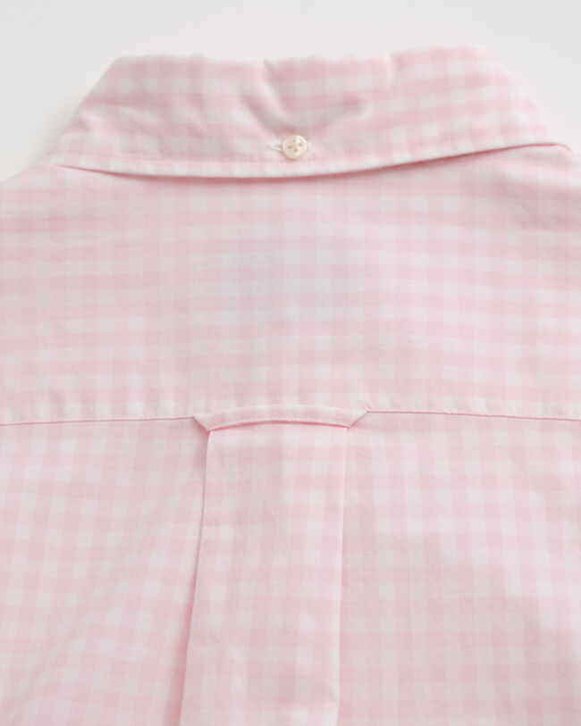 Regular Fit Classic Gingham Popeline Hemd