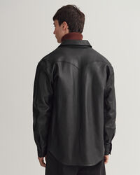 Relaxed Fit Rodeo Lederhemd