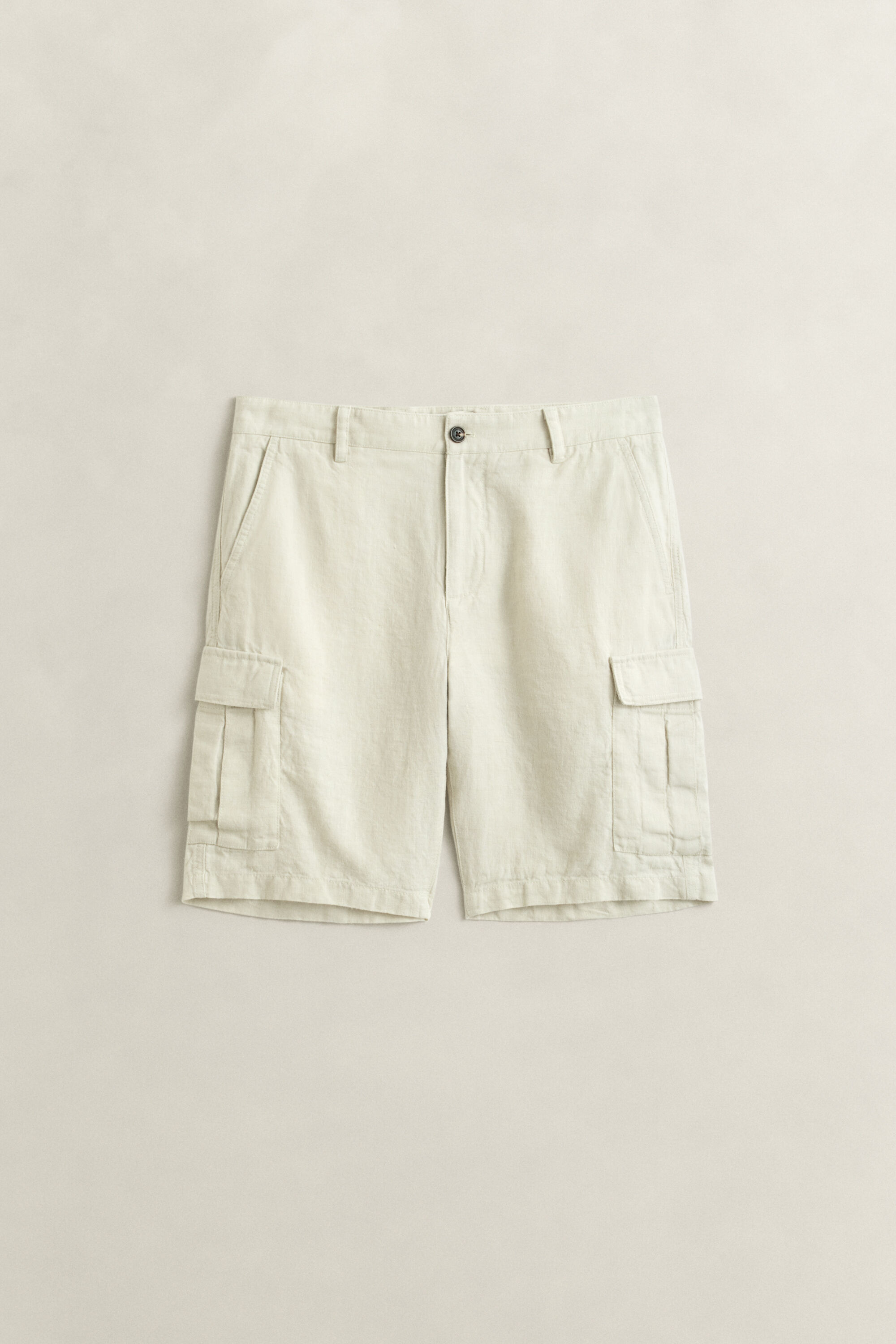 Linen Cargo Shorts