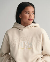 Teen Girls Oversized GANT USA Hoodie