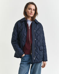 Steppjacke mit Cordbesatz