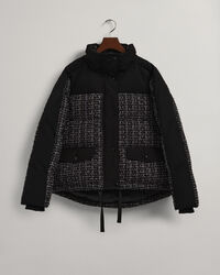 Tweed Daunenjacke