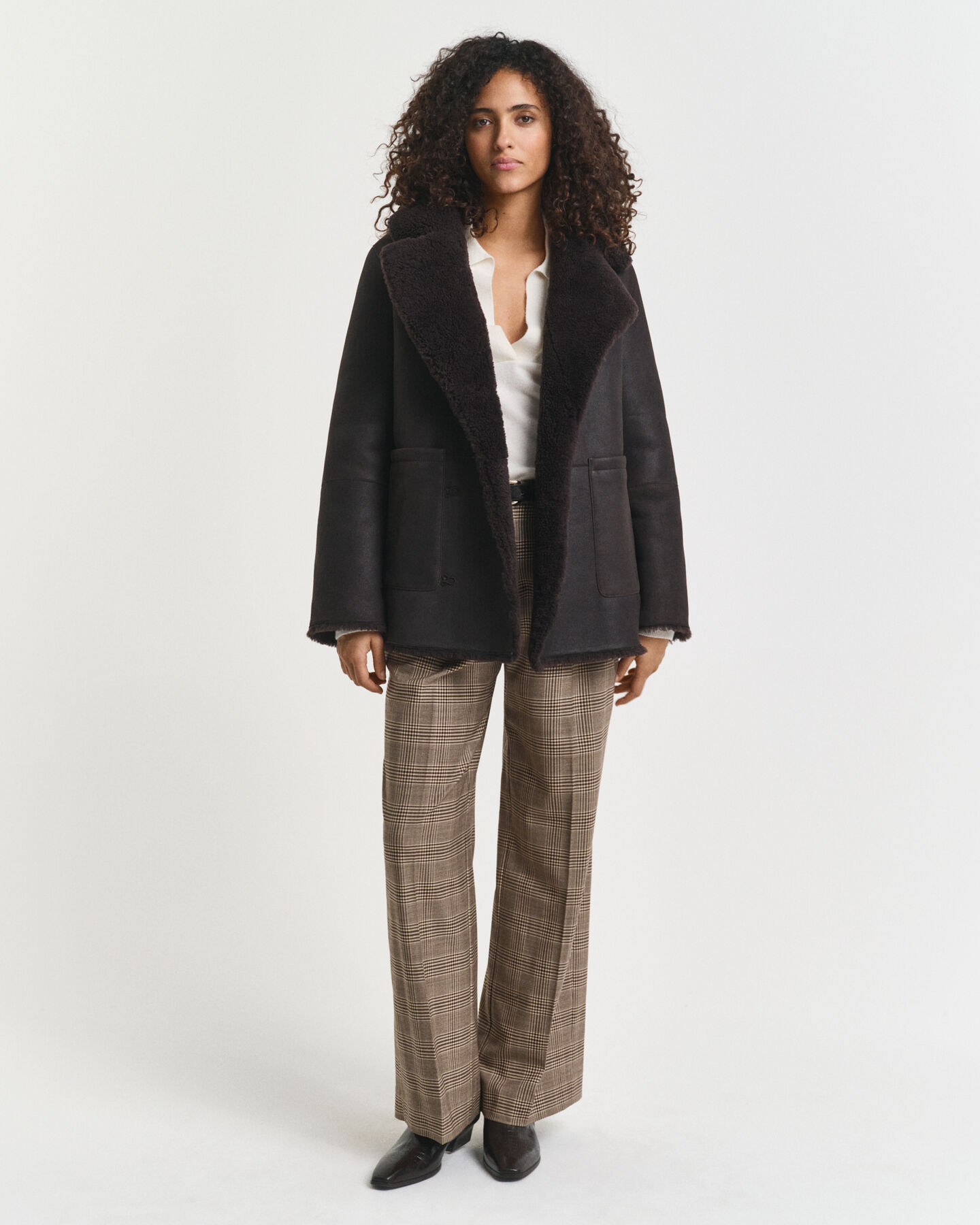 Wende-Caban aus Shearling