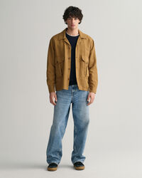 Lambswool Zopfstrick Rundhalspullover