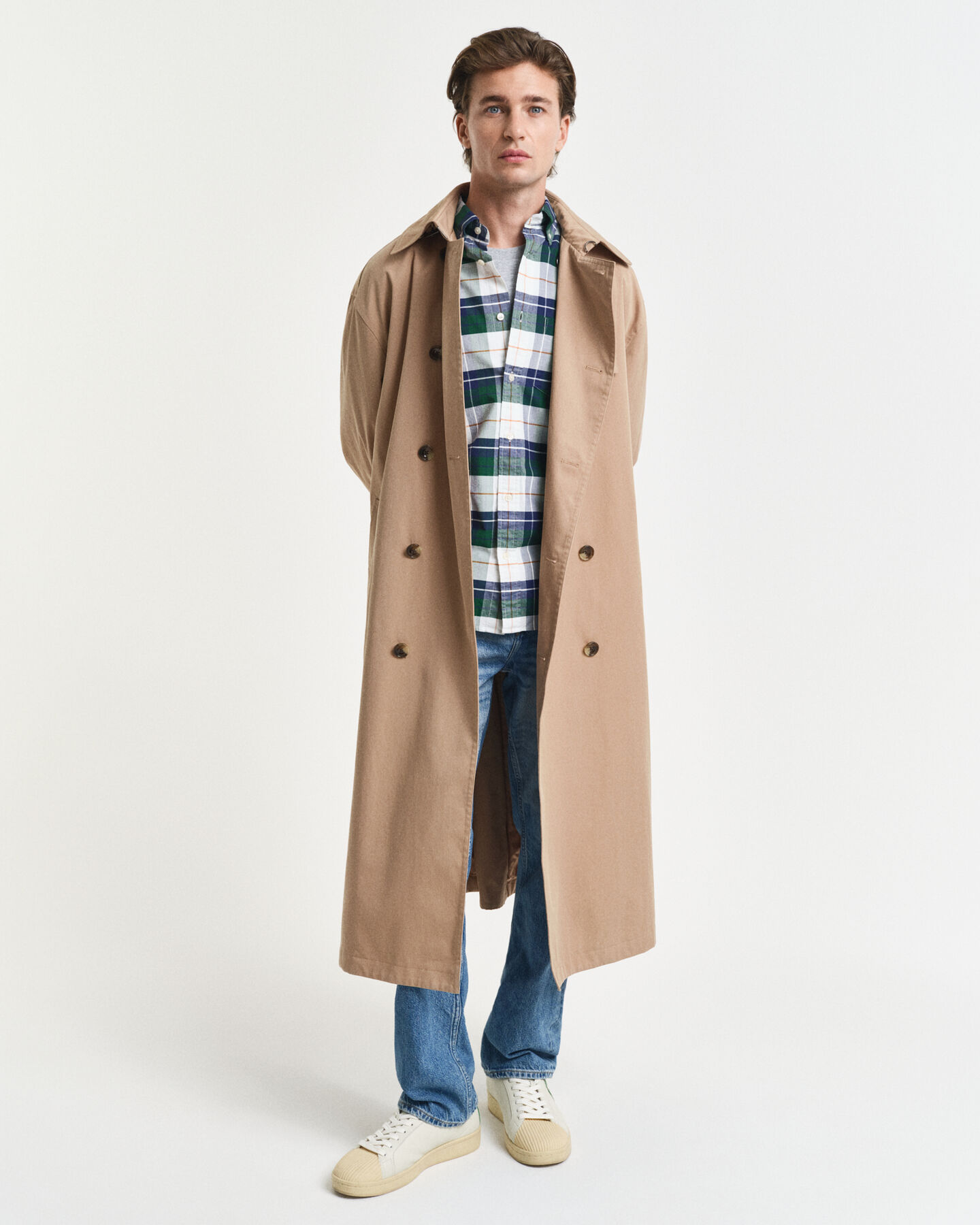 Regular Fit Classic Oxford-Hemd mit Karomuster