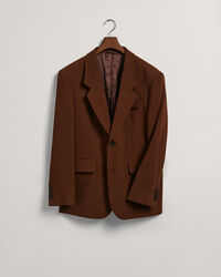 Oversized Wollkrepp Anzugsakko