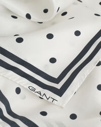 Seidenschal mit Pünktchen-Print